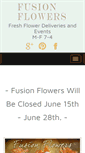 Mobile Screenshot of fusionflowers.net